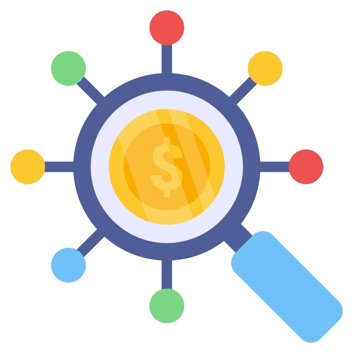 search dollar network icon
