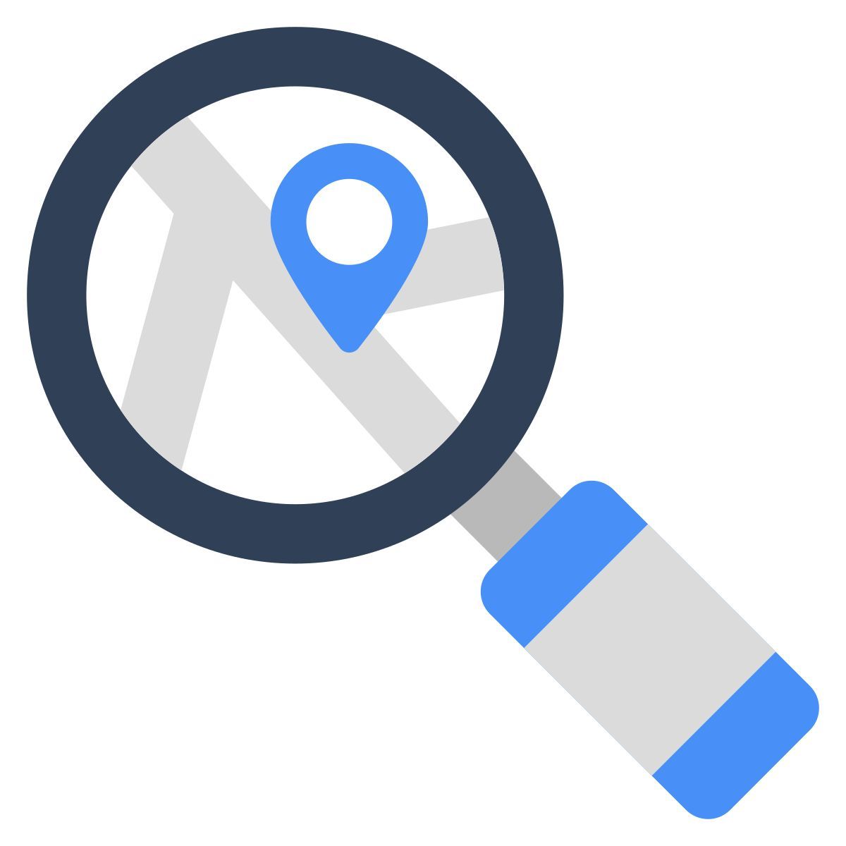 emplacement de recherche icon