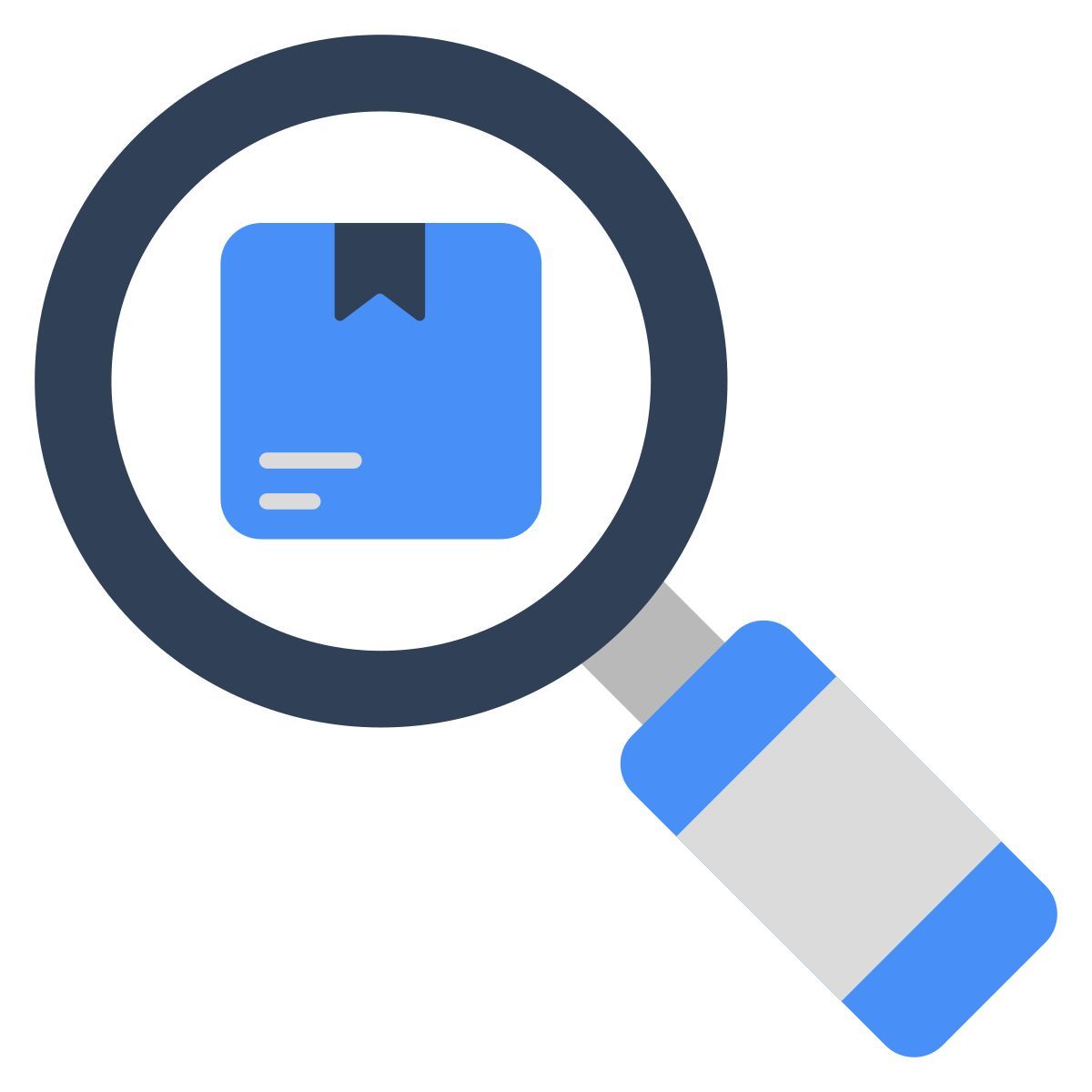 search parcel icon