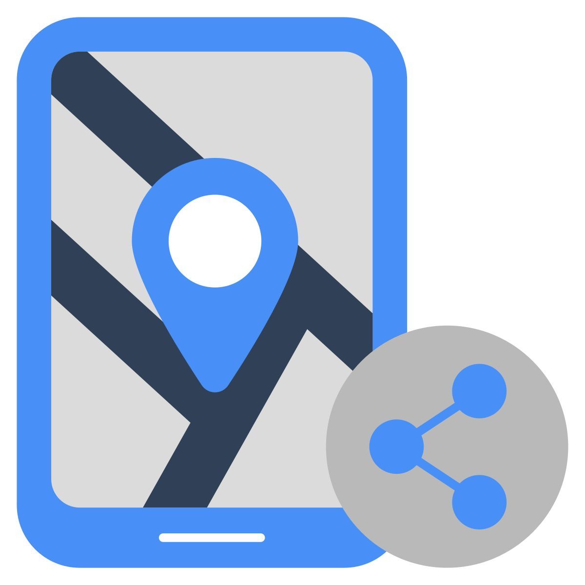 condividi la posizione mobile icon