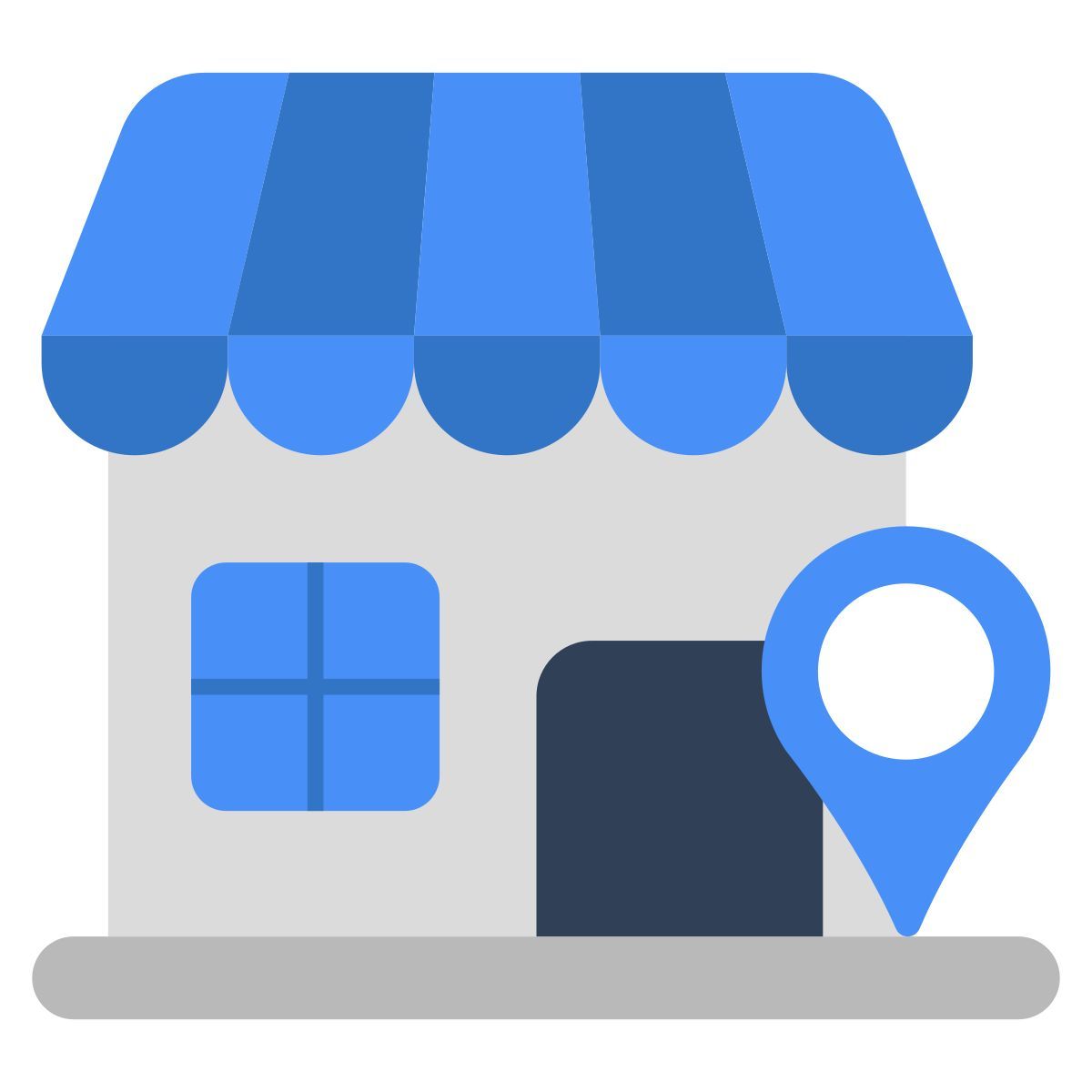 emplacement du magasin icon