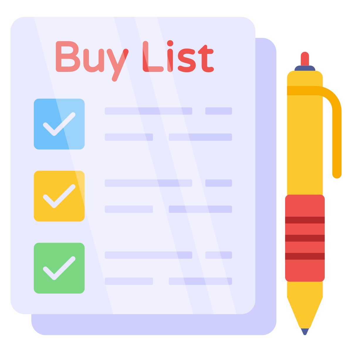 shopping list icon