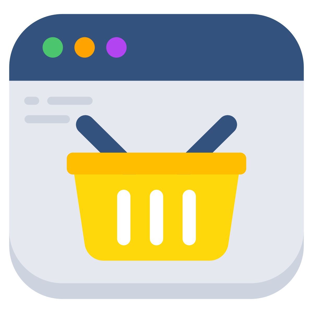 shopping website icon