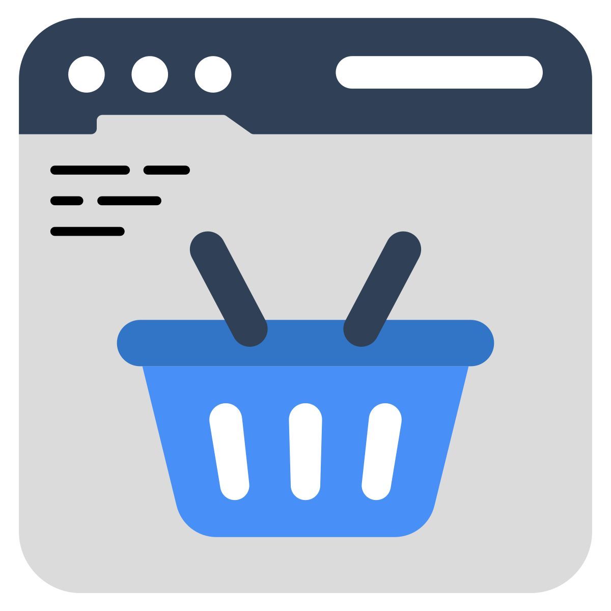 shopping website icon