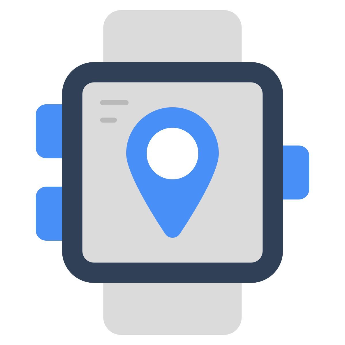 smartwatch location icon