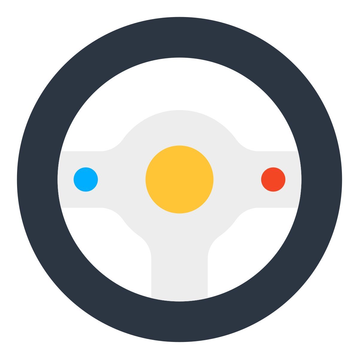 steering wheel icon