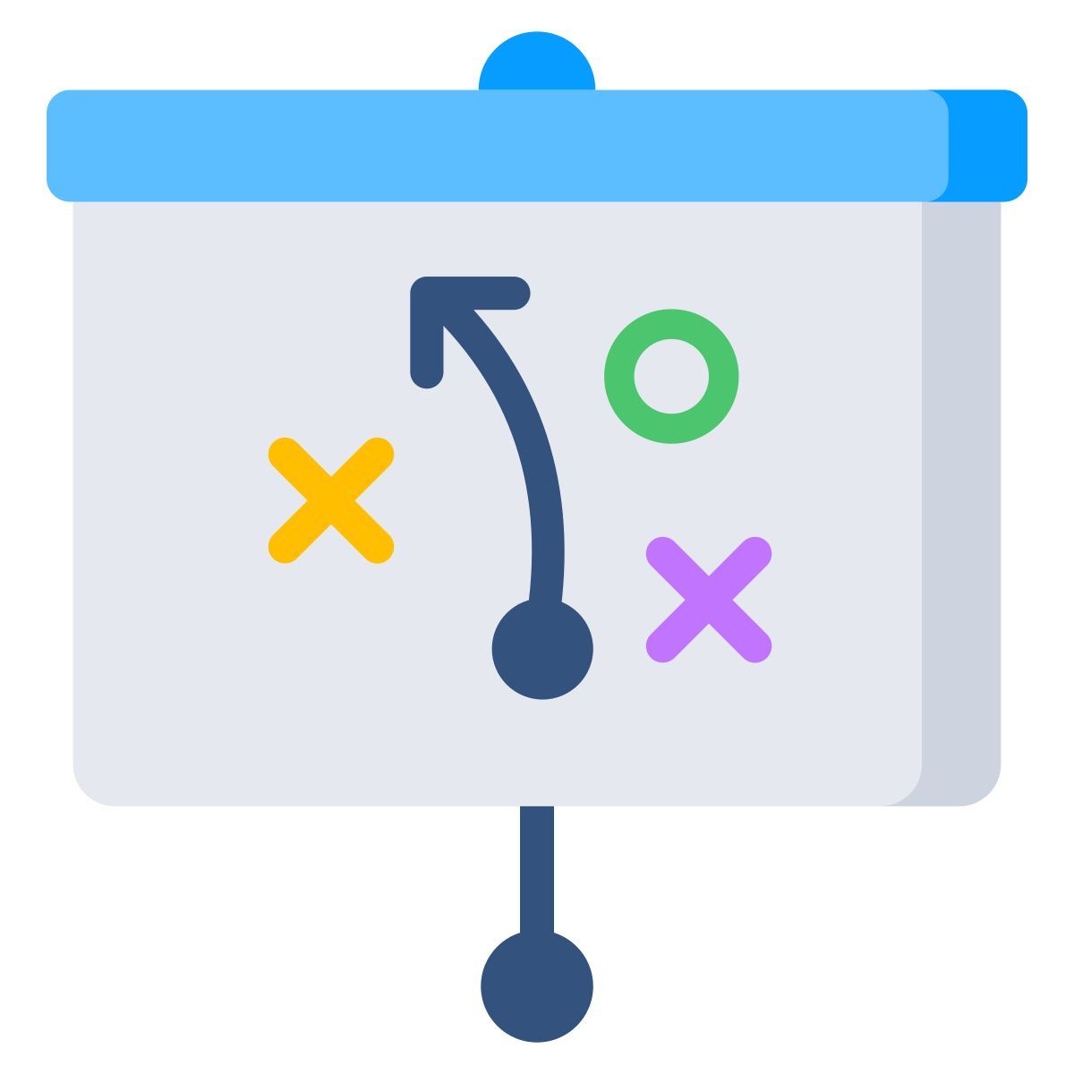 strategic presentation icon