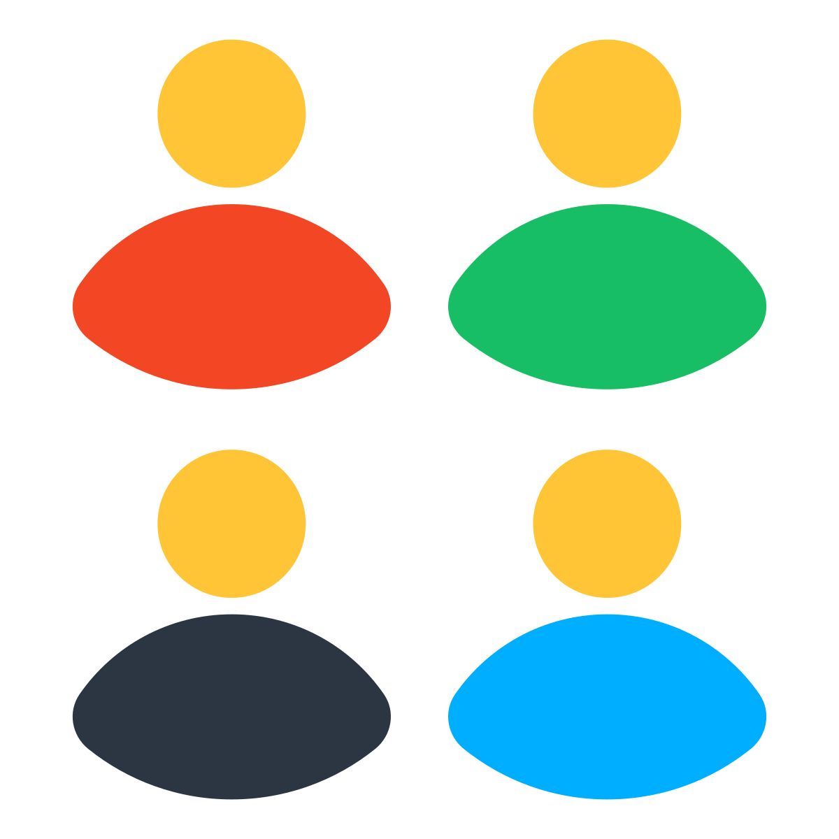 groupe d'utilisateurs homme femme icon