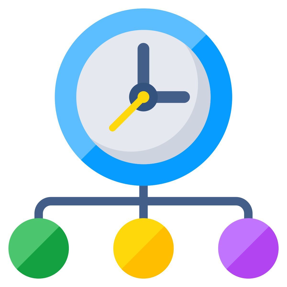 time distribution icon