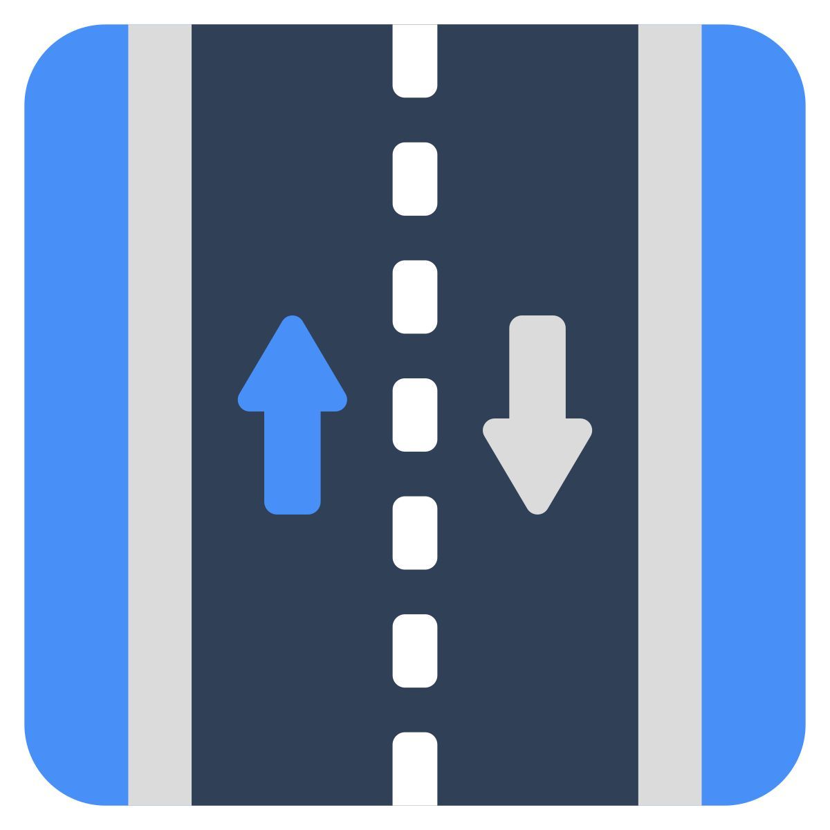 two way road icon