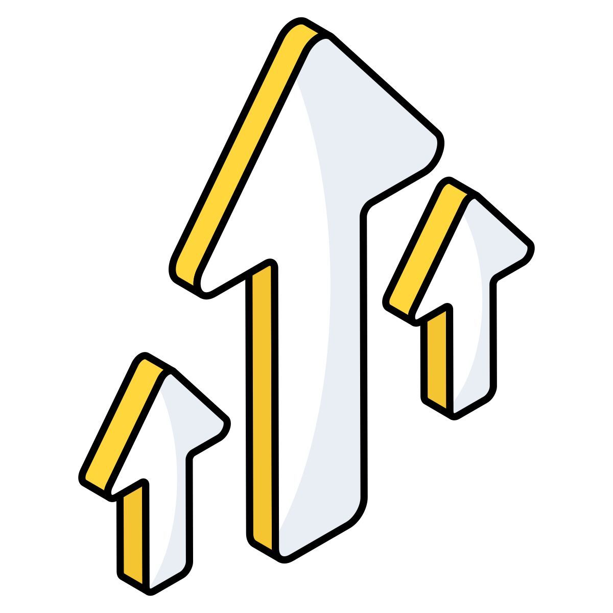 upward arrows icon