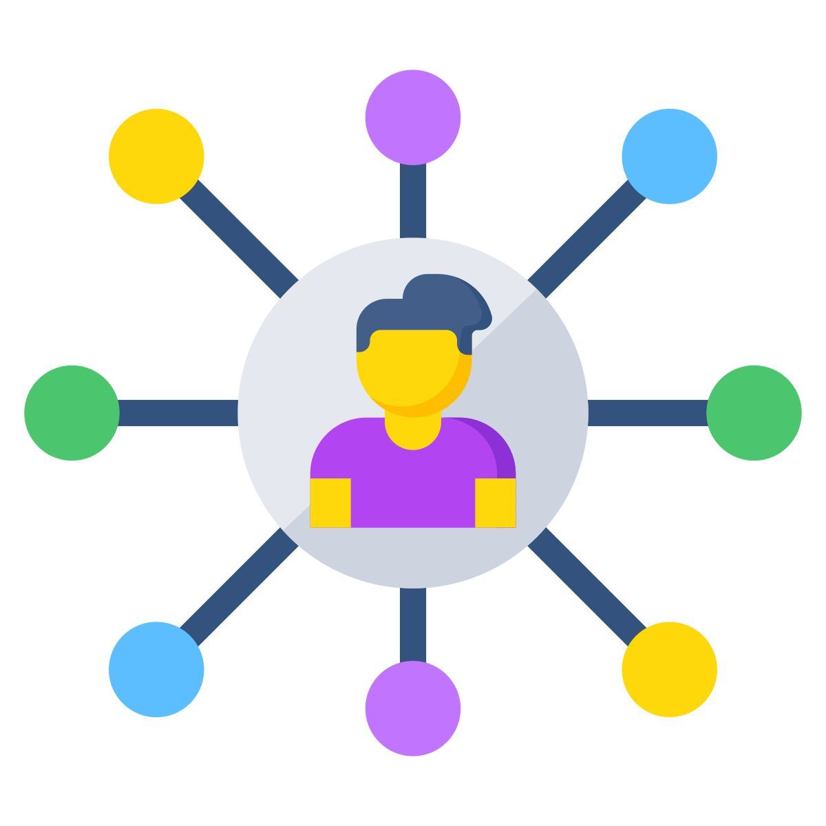 사용자 네트워크 icon