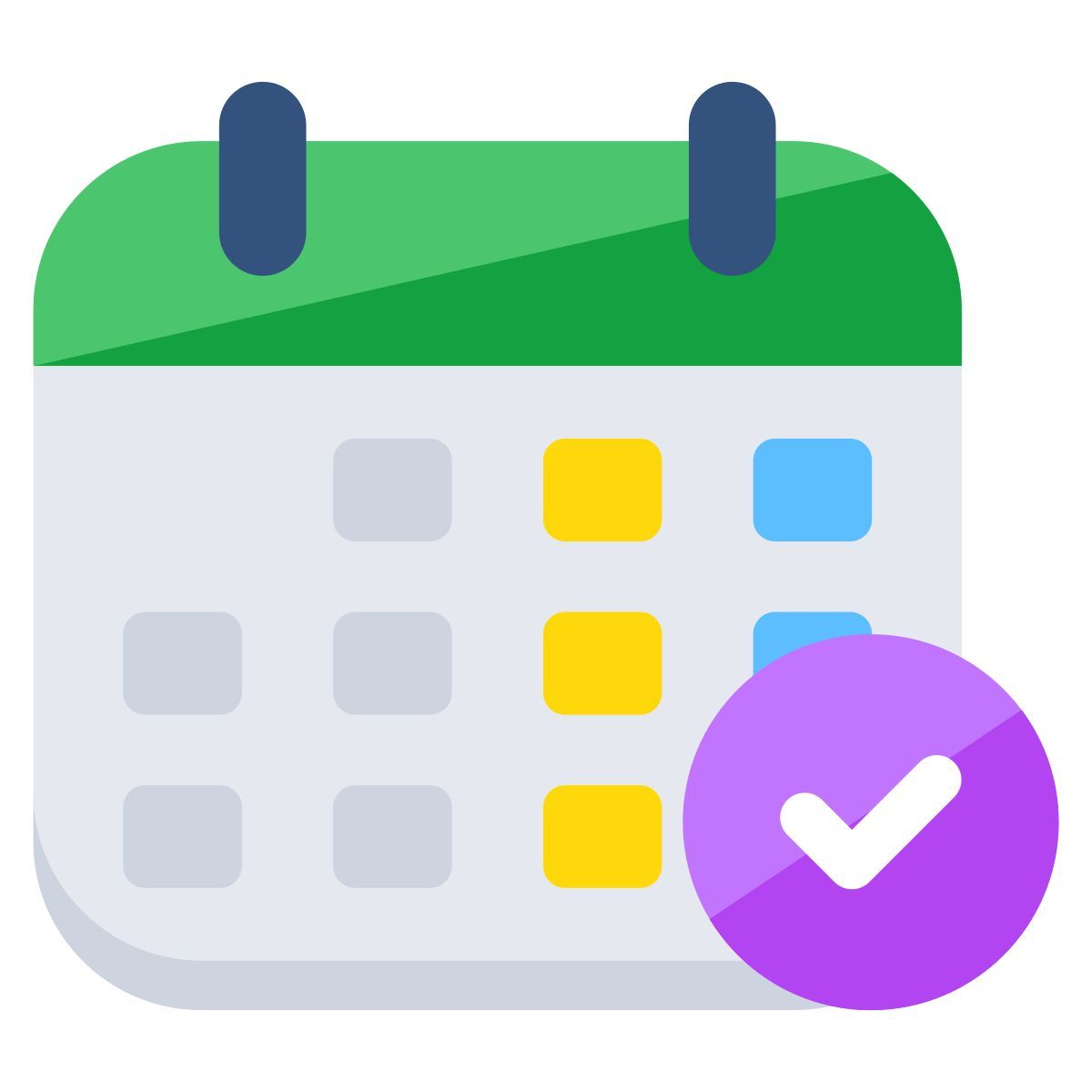 verified calendar icon