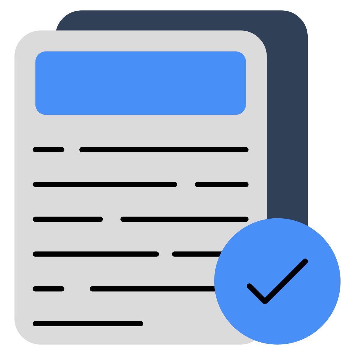 fichier vérifié icon