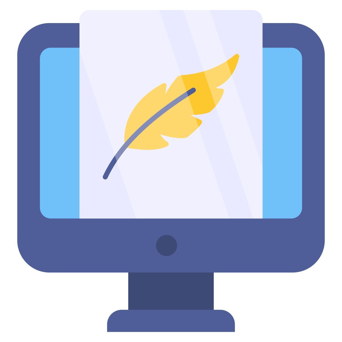 vintage schreiben icon