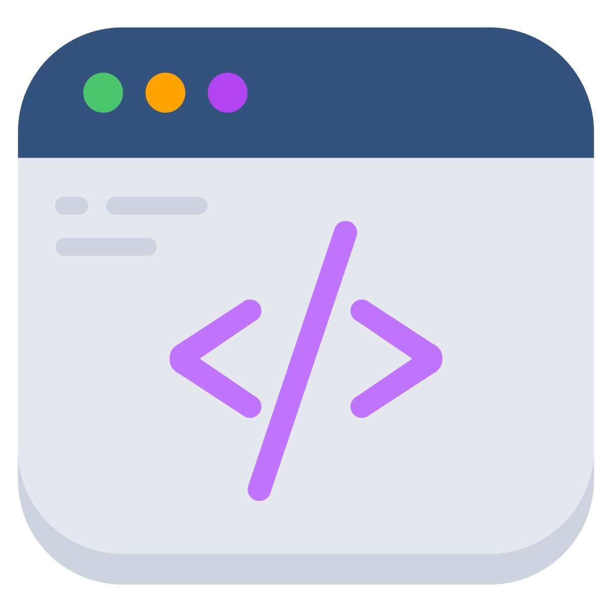 web coding icon