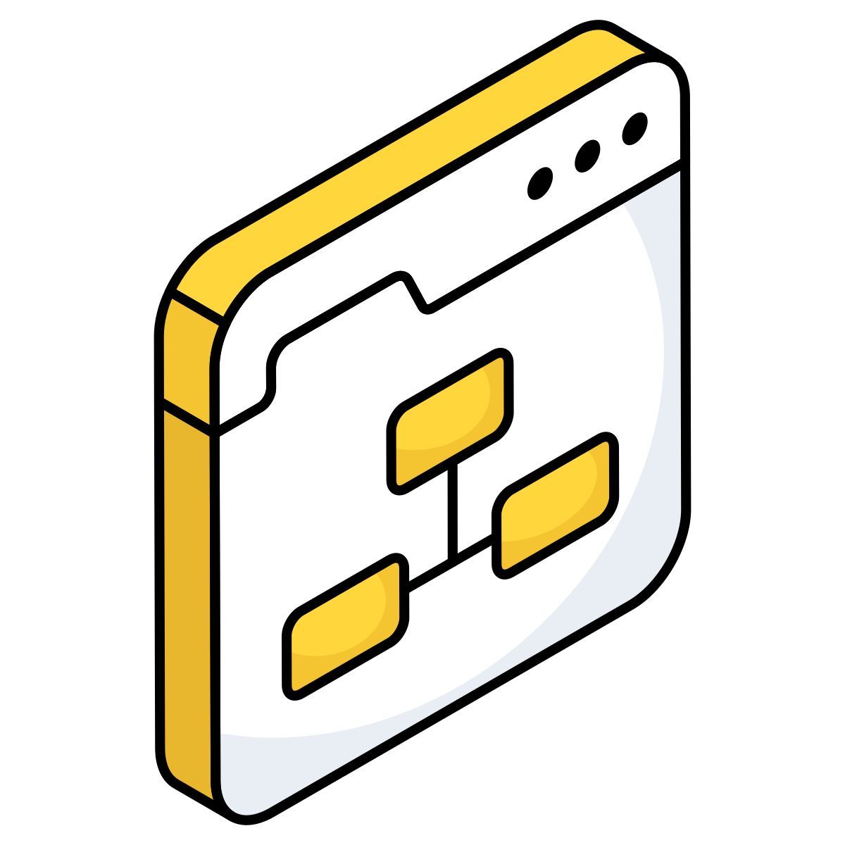 hiérarchie web icon