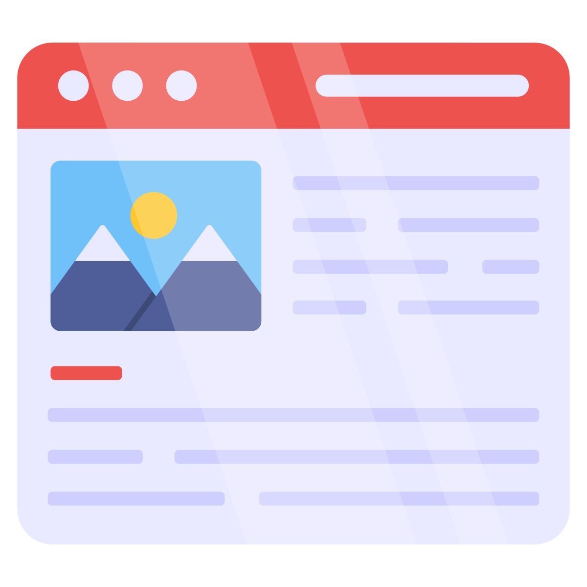 web landscape icon