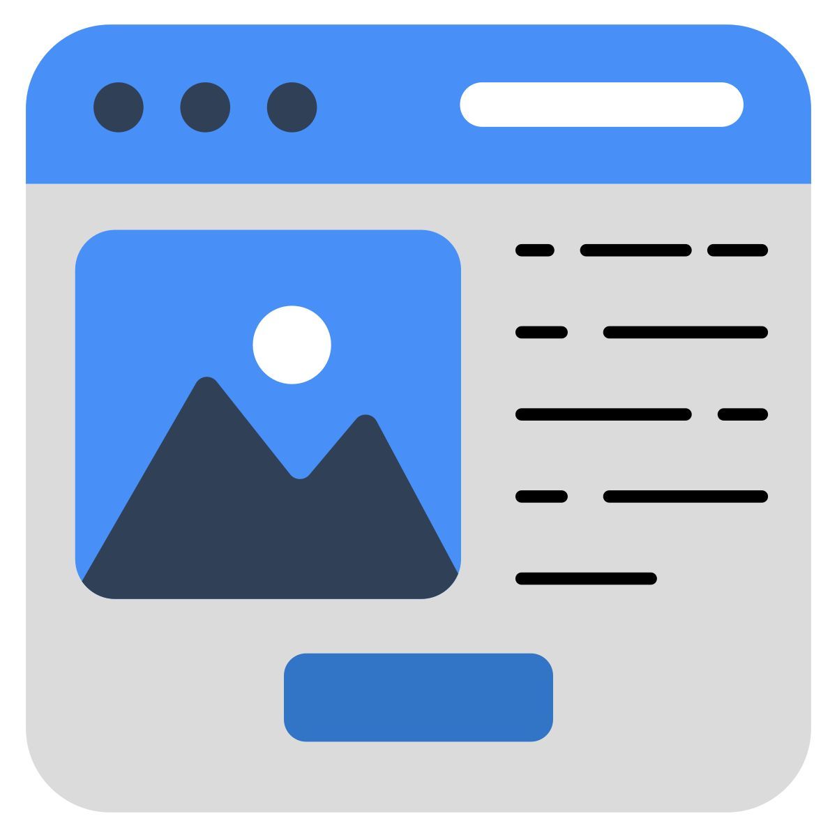 web landscape icon