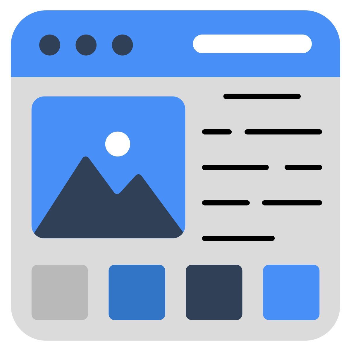 paysage web icon