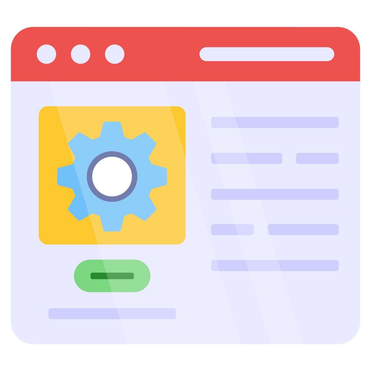 configuración web icon
