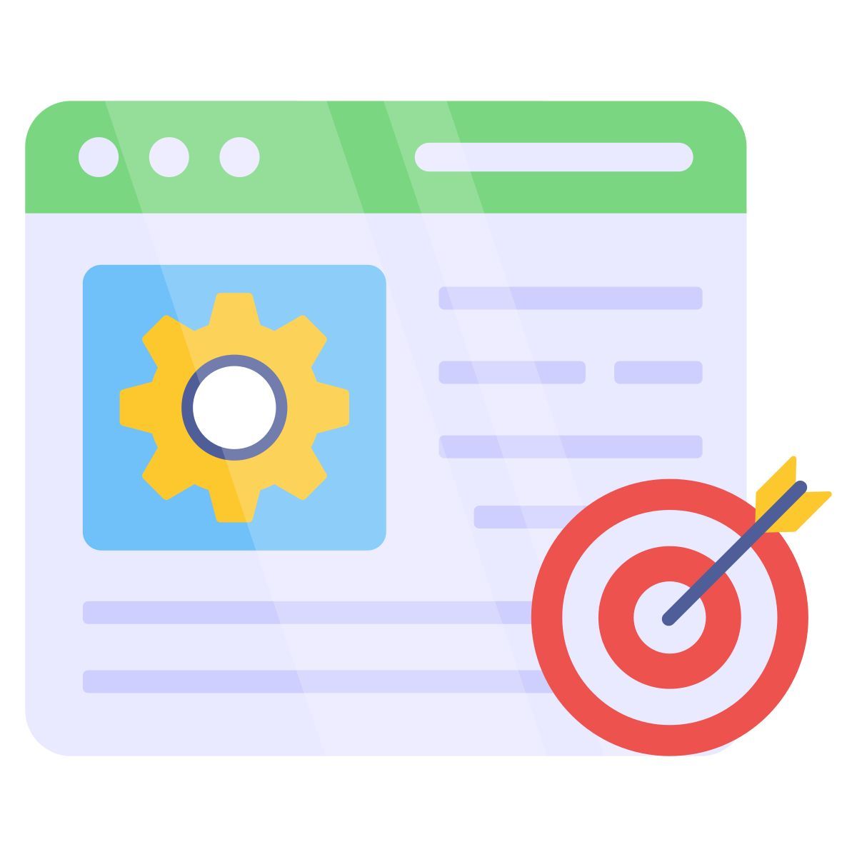 configuración web icon