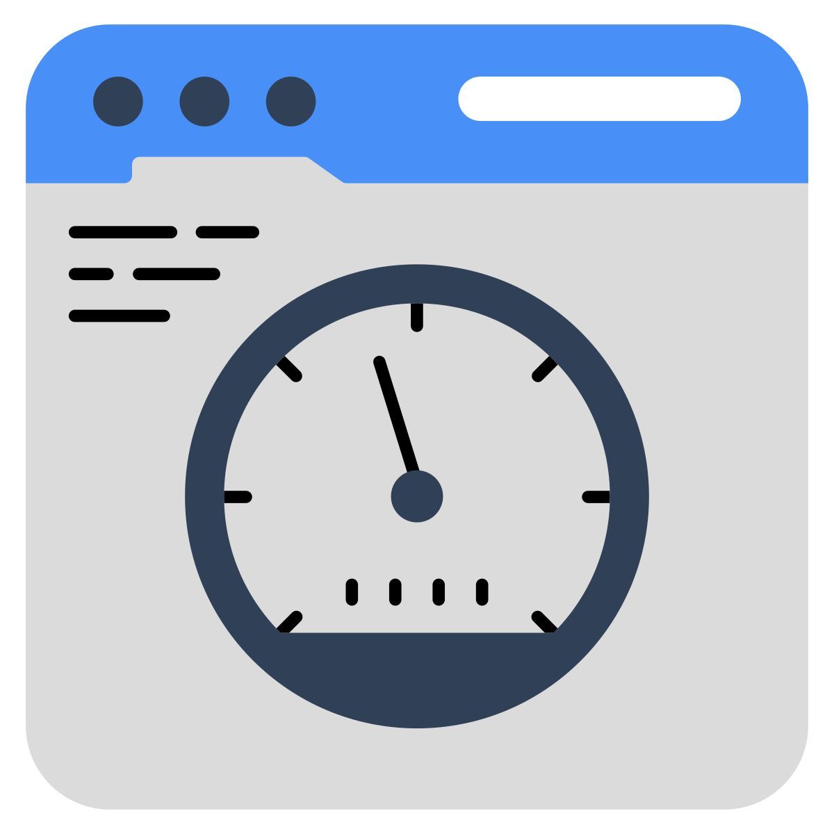 optimización de la velocidad web icon