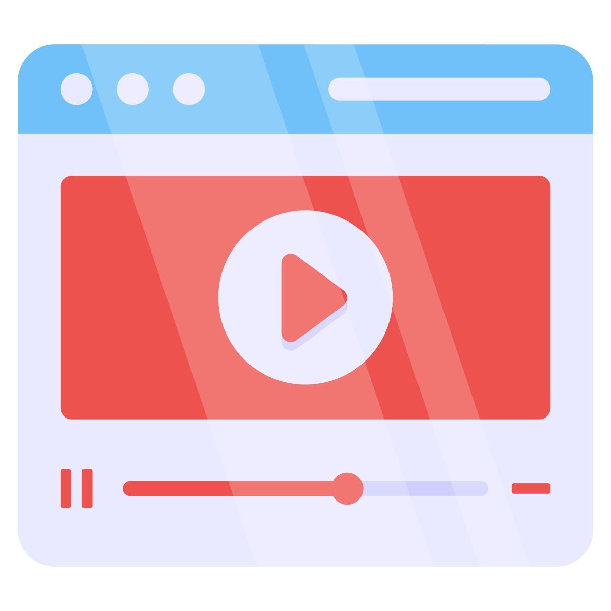 vídeo web icon