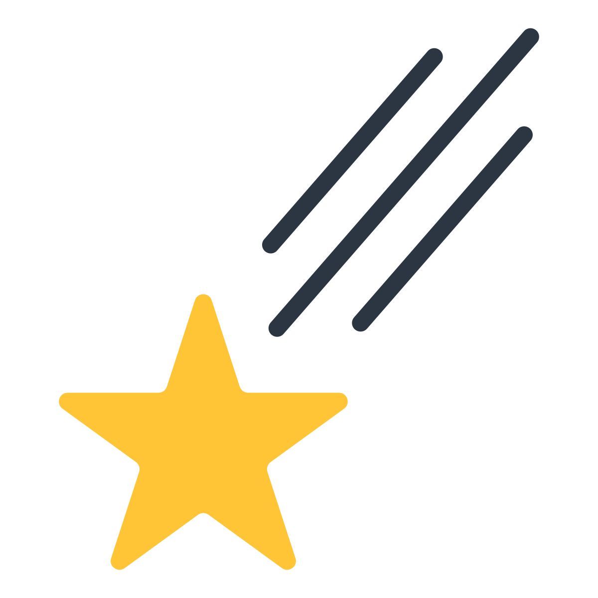 falling star icon