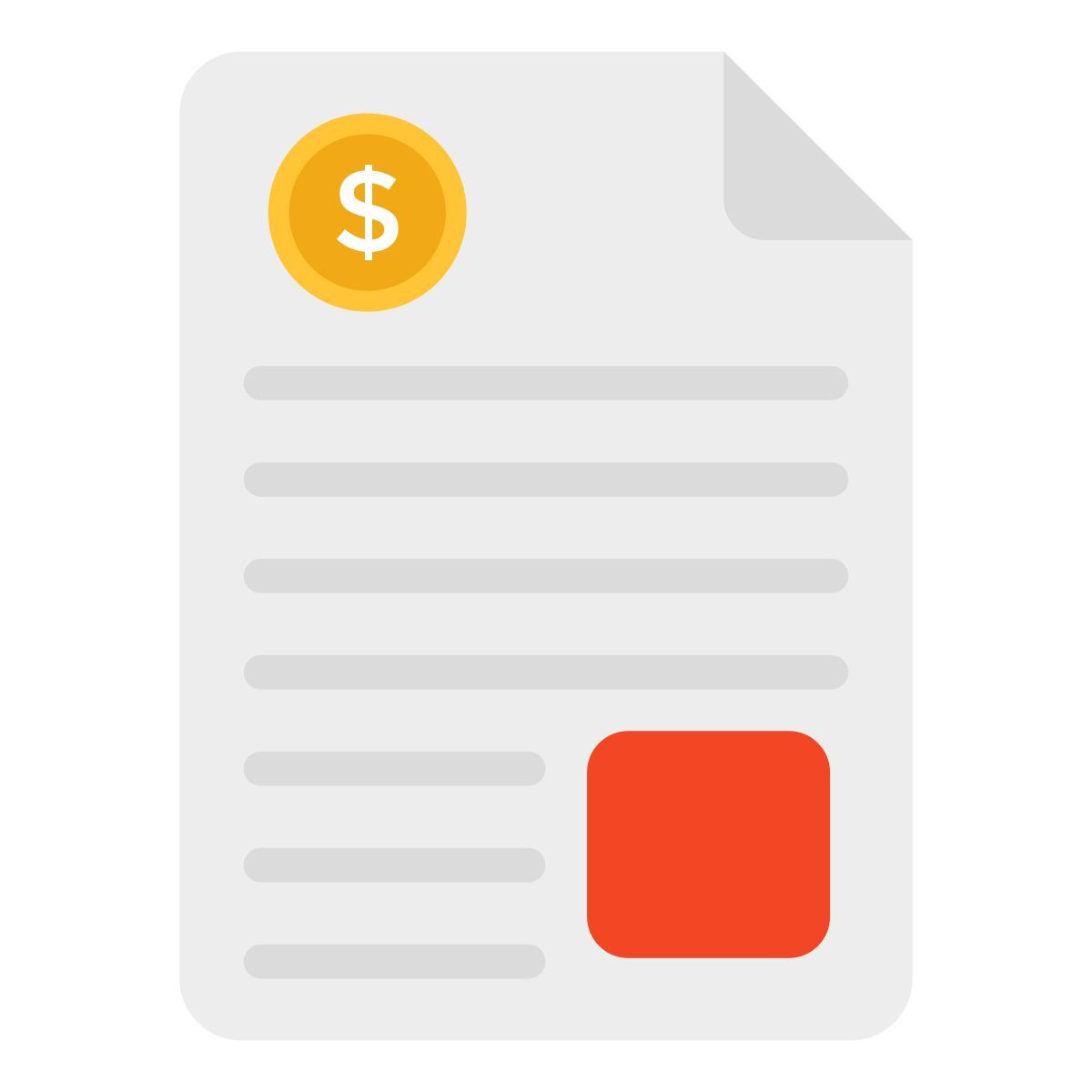 financial report icon