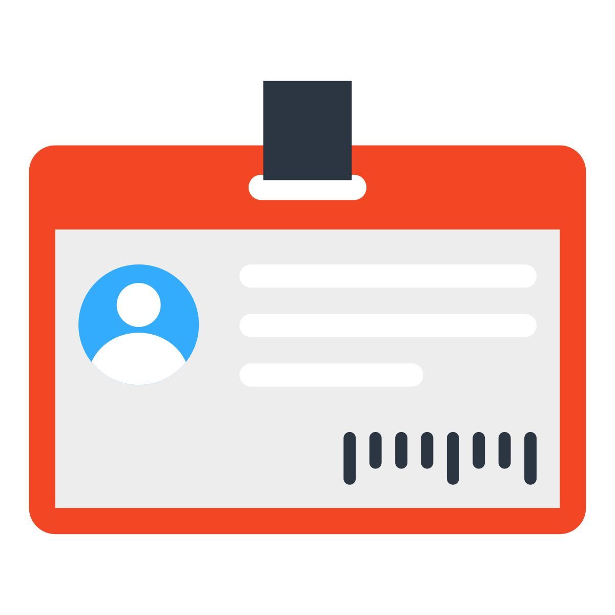 cartão de identificação icon
