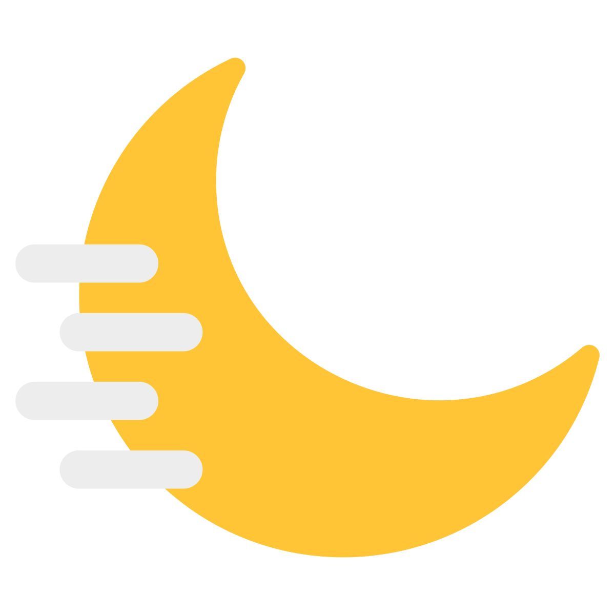 夜晚晴间多云 icon