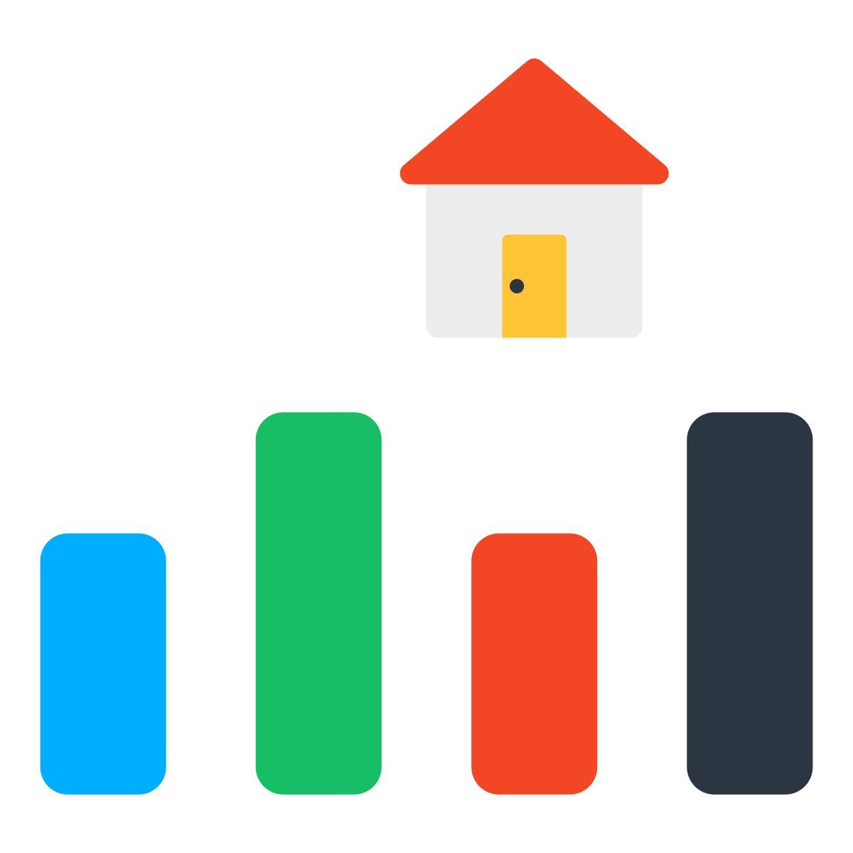 real estate analytics icon