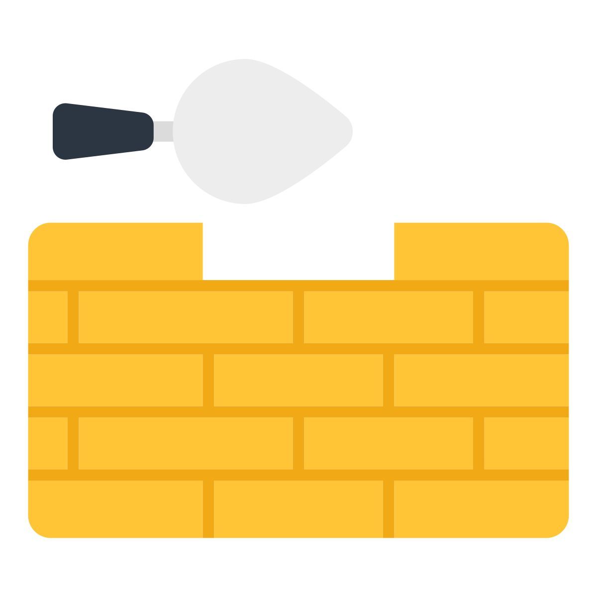 wall construction icon