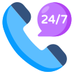 external 247Hr-Call-Service-customer-support-vectorslab-flat-vectorslab icon