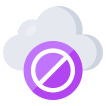 external Ban-Cloud-cloud-and-web-vectorslab-flat-vectorslab icon