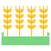 external Barley-nature-and-travel-vectorslab-flat-vectorslab icon