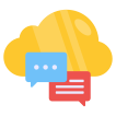 external Cloud-Chatting-cloud-computing-vectorslab-flat-vectorslab icon