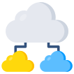 external Cloud-Networking-cloud-and-web-vectorslab-flat-vectorslab-4 icon