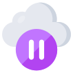 external Cloud-Pause-cloud-and-web-vectorslab-flat-vectorslab icon