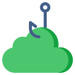 external Cloud-Phishing-security-vectorslab-flat-vectorslab icon