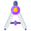 external Compass-science-and-technology-vectorslab-flat-vectorslab icon