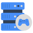 external Game-Server-gaming-vectorslab-flat-vectorslab icon