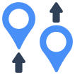 external Location-Exchange-maps-and-navigation-vectorslab-flat-vectorslab icon
