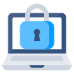 external Locked-Laptop-security-vectorslab-flat-vectorslab icon