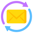 external Mail-Update-customer-support-vectorslab-flat-vectorslab icon