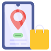external Mobile-Shopping-Location-shopping-and-commerce-vectorslab-flat-vectorslab icon