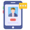 external Mobile-Video-Chat-shopping-and-commerce-vectorslab-flat-vectorslab icon