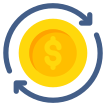 external Money-Rotation-e-commerce-vectorslab-flat-vectorslab-2 icon