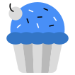 external Muffin-food-and-beverage-vectorslab-flat-vectorslab icon